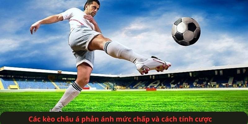 Các kèo châu Á phản ánh mức chấp và cách tính cược